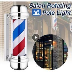 Rotating Strips LED Barber Pole Light Red White Blue