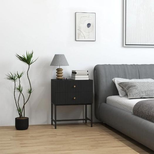 2-Drawer Bedside Table
