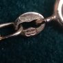 9ct gold rectangular box link chain - 23'' 5.8g Image 3