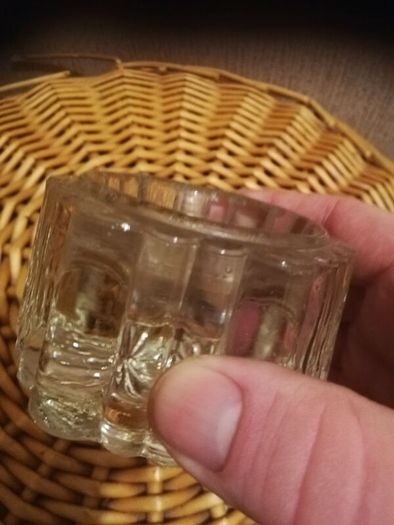 glass candle