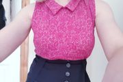 Topshop Pink Top - Size 8