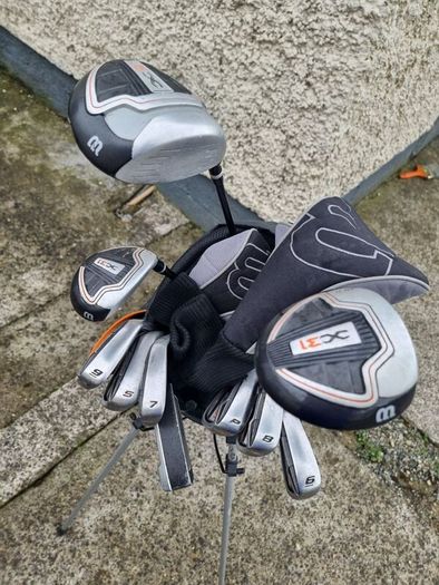left hand golf set Wilson X31