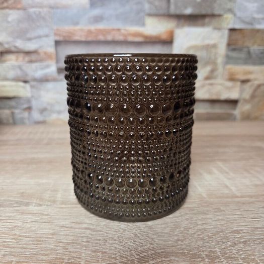6 brand new Beaded Glass Votive Candle Holders
