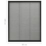 Plisse Insect Screen for Windows Aluminium Anthracite 80x100 cm Image 2