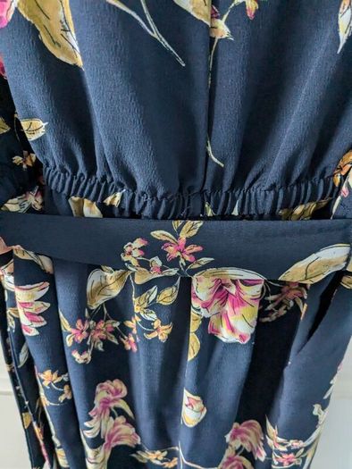 Floral Sleeveless Jumpsuit Size 10 (Dunnes)