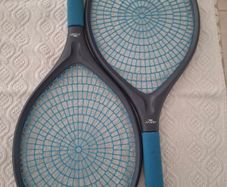 Pair of Crane Garden Tennis Rackets