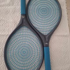 Pair of Crane Garden Tennis Rackets