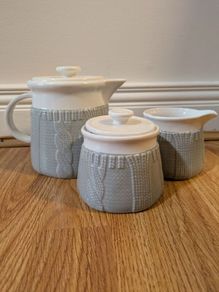 Teapot, Jug, and Sugar Bowl