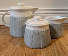 Teapot, Jug, and Sugar Bowl