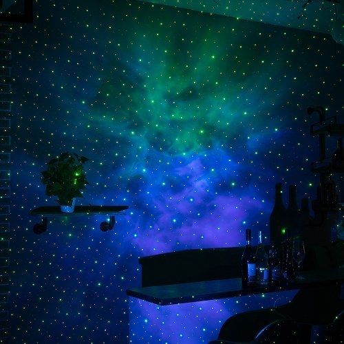 Bluetooth speaker with LED Projection Lamp Galaxy Star Projector Night Light Lamp Ocean Starry Nebula/ Laser Star/ Moon Projection, USB Charging, for Wedding, Party, Kids Room, Birthday