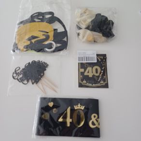 40th Birthday decorations NEW