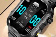 Military Smart Watch for Men 1.96 Inches Outdoor Sports Smartwatch with Answer/Make Call,Fitness watch,Blood Oxygen,Heart Rate and Sleep Monitor Compatible with iPhone and Android