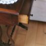 A Victorian mahogany side table. Image 3