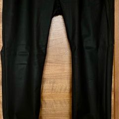 Faux leather jeans