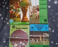 Collection of 66 Republic of Ireland International Football Programmes