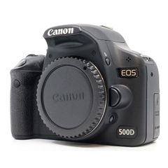 Canon EOS 500D 15.1 MP DSLR SLR Digital Camera Body, Black, with Battery