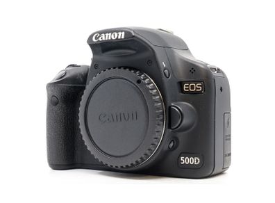 Canon EOS 500D 15.1 MP DSLR SLR Digital Camera Body, Black, with Battery