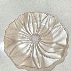 IVV Pearl Glass Leaf Serving Platter 37cm