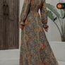 Elegant V Neck Wrap Top Long Sleeve Elasticated Waist Dress - Size - 0XL - RRP - 28.02 Image 5