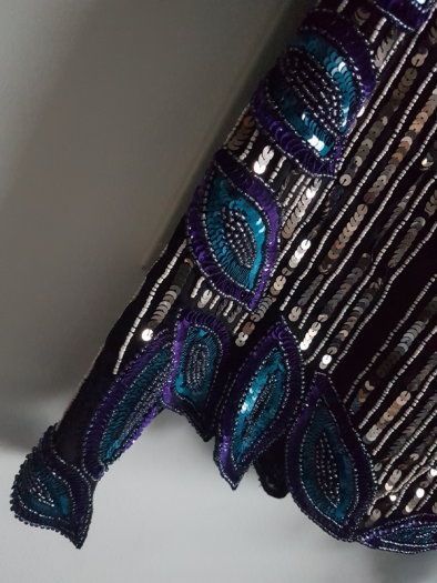ASOS Sequin Embellished Open Back Dress