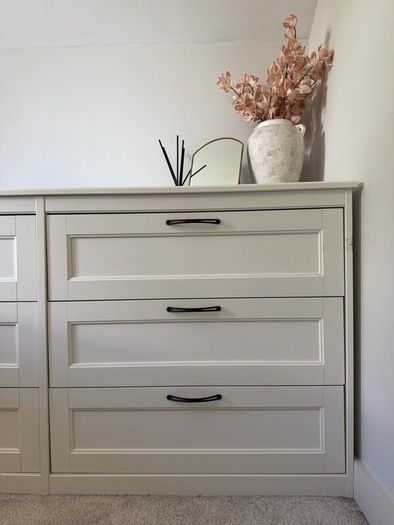 IKEA SONGESAND White Double Chest of Drawers