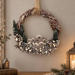 Handcrafted Christmas wreaths