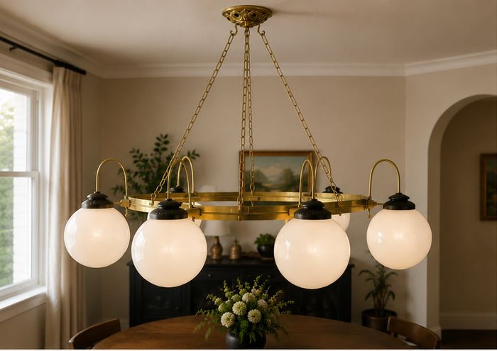 Brass Chandelier