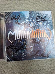 MUTINY WITHIN: Mutiny Within CD- Autographed