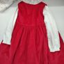 Next Baby Girl Red Christmas Dress, Bodysuit + Tights 3 piece set (New with Tags) 12-18 month. Image 9