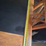 Solid oak dining room table and 6 chairs Image 5