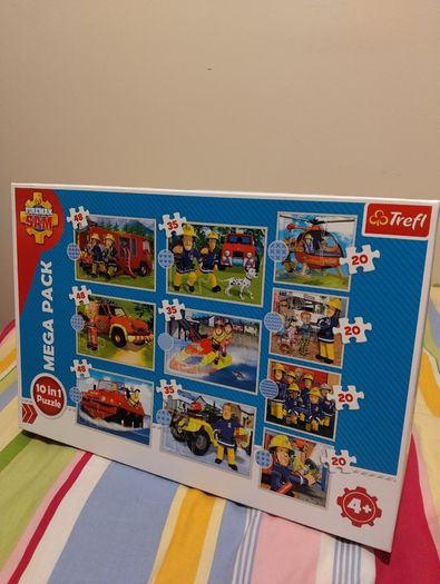 Fireman Sam 10 in 1 jigsaw Puzzles