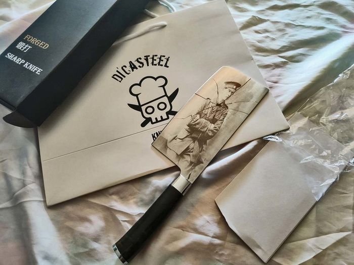 Cleaver Kitchen Knife Custom Michael Collins by Di'Casteel