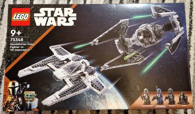 LEGO Star Wars - 75348 - Mandalorian Fang Fighter vs. TIE Interceptor