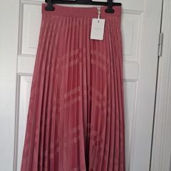 Ted Baker Pleated Skirt - Pink - Size 1 UK 8 generous - BNWT RRP 170