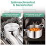 Brand New Homikit 24cm 5.3L Large Induction Stock Pot 3-Layer Polished Stainless Steel Image 3