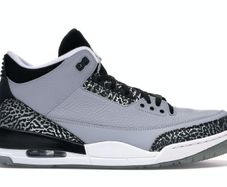Nike Air Jordan 3 Wolf Grey Uk 11 / Us 12 Deadstock