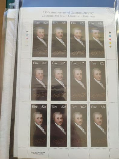 stamps first day covers in anpost albums