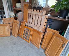 Solid oak kitchen