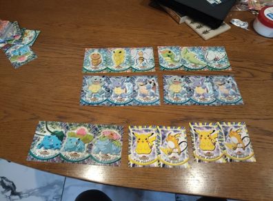 pokemon topps evolution lines