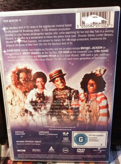 1978.  The Wiz. Dvd.