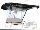 T-Top Enclosure  Console Spray Shield  Boat Weather Protection  Removable Boat Enclosure  Centre Console Boat Cover