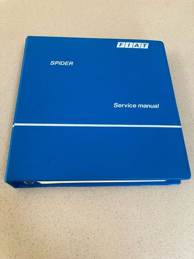 Fiat 124 Spider Factory Shop Manual