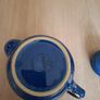 Large Denby Tea Pot Imperial Blue Image 4