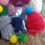 Wool Knit Doll Beanies Hats Winter Hat Pom Pom Image 2