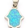 Vintage Sterling Silver Hand of Fatima Pendant Image 2