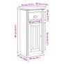 Bathroom Cabinet White Image 8