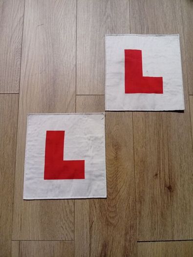 Standard Fabric Learner Pair of L Plates