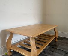 Coffee Table with Storage Shelf