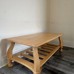 Coffee Table with Storage Shelf