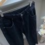 MYOURSA High Waisted Wide Leg Jeans in Washed Black Size Medium Image 2